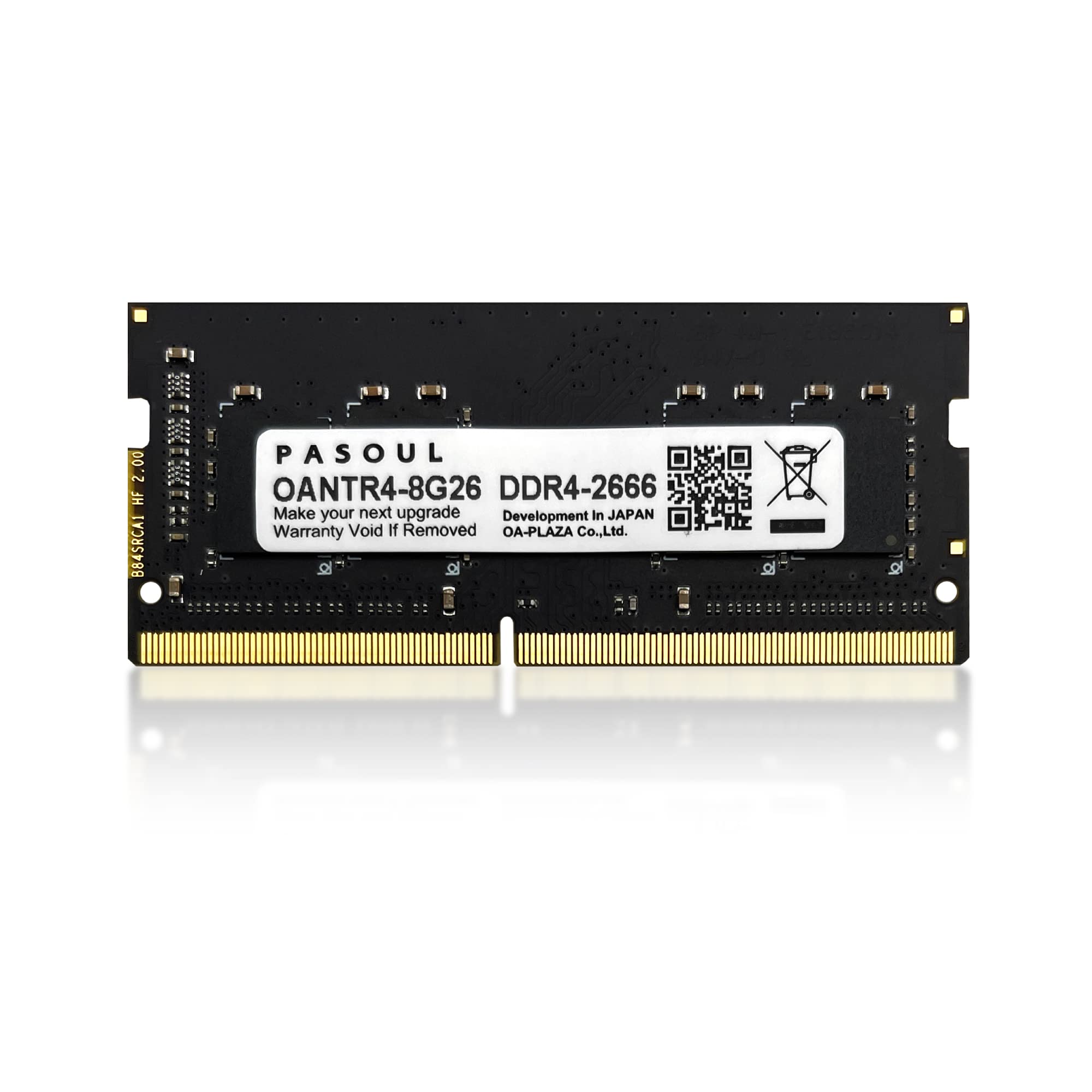 Amazon | PASOUL ノートPC用メモリ DDR4-2666(PC4-21300) RAM 8GB